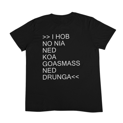 Goasmass ned drunga  Backprint | Unisex Shirt