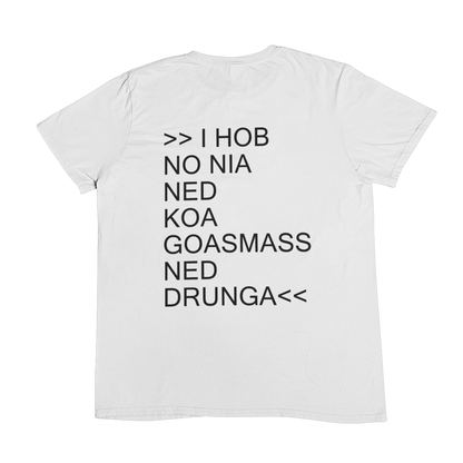 Goasmass ned drunga  Backprint | Unisex Shirt