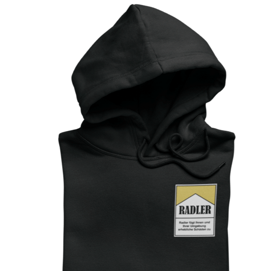 Zigarettenschachtel Radler Brustprint | Unisex Hoodie
