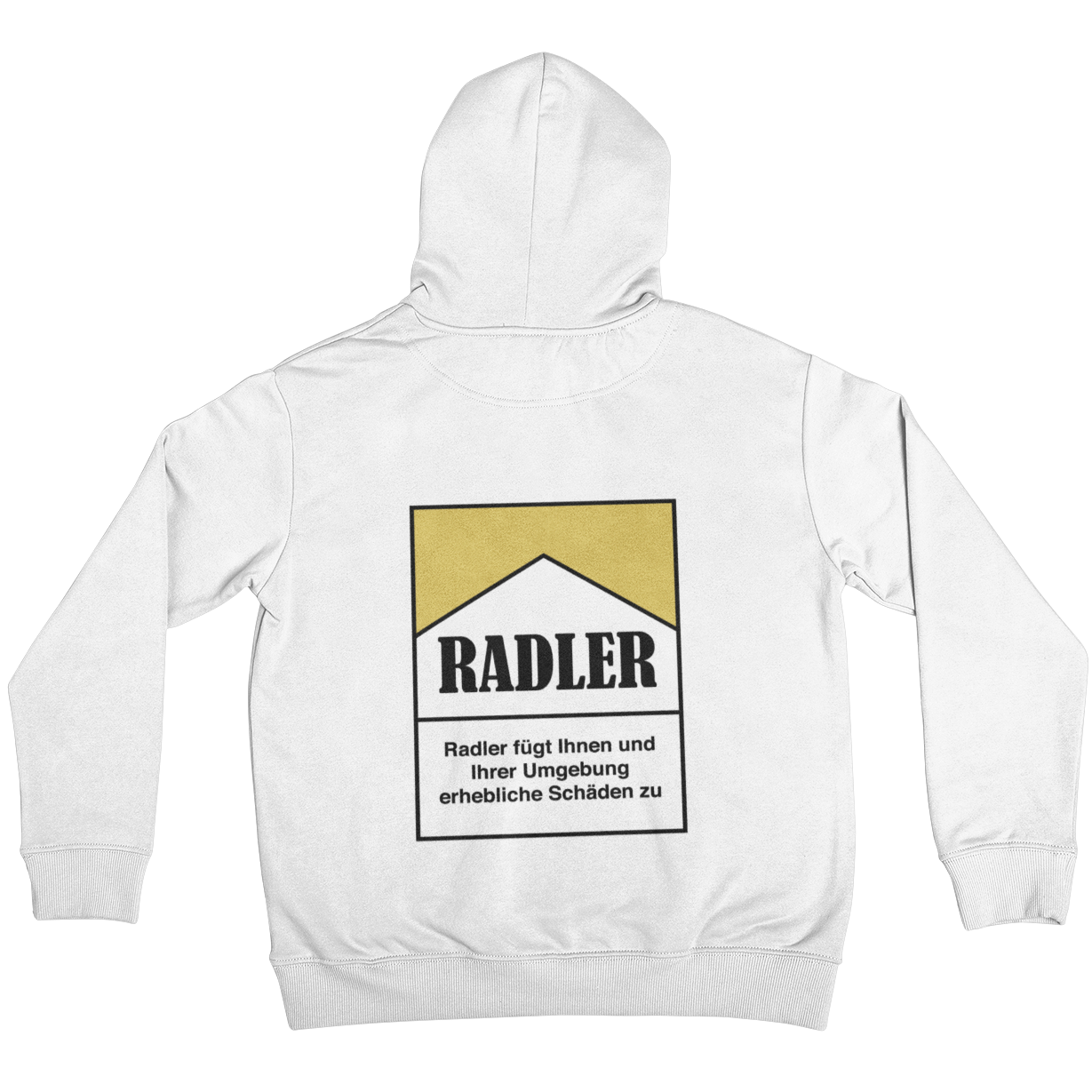 Zigarettenschachtel Radler Backprint |  Unisex Hoodie