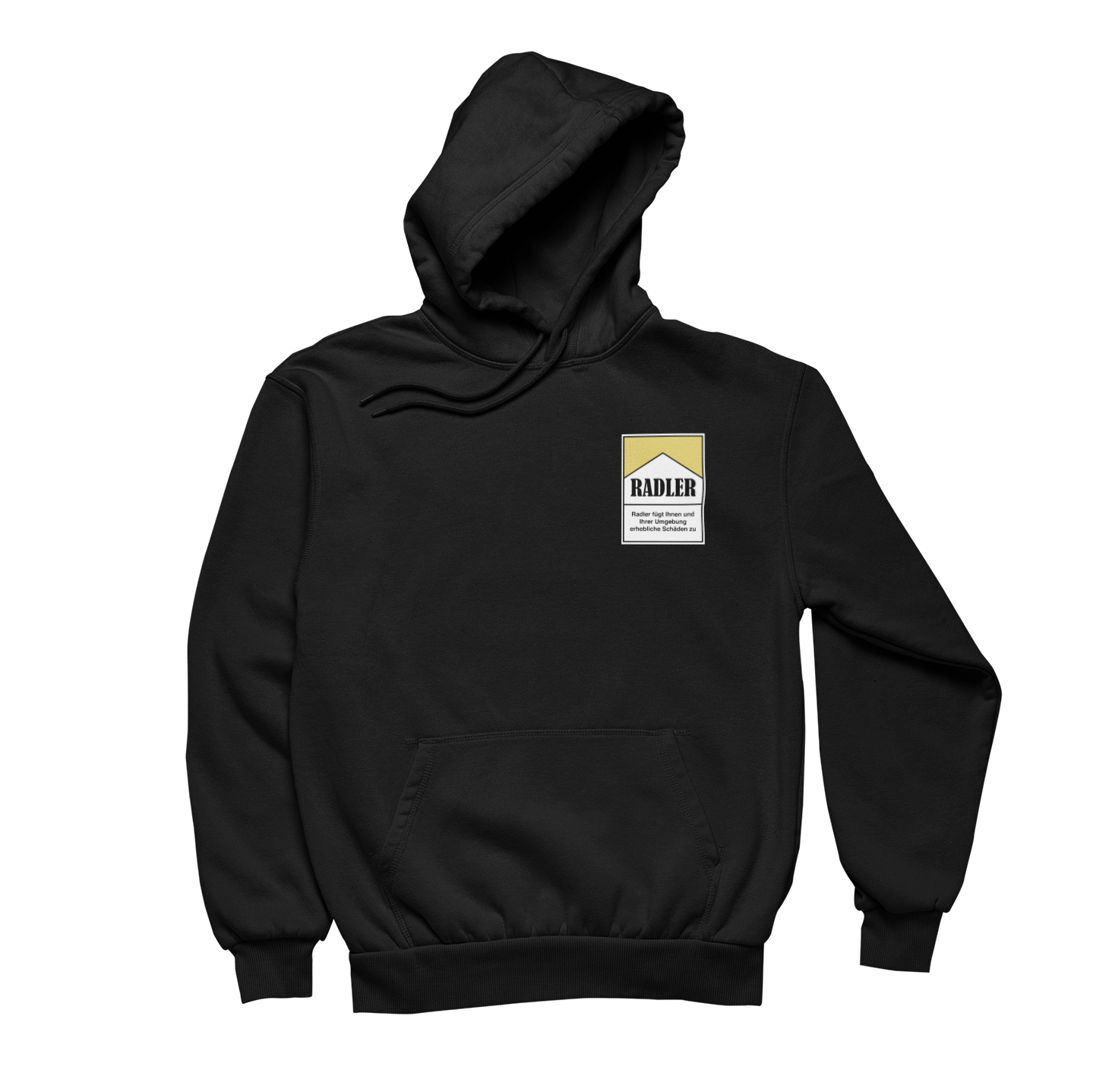 Zigarettenschachtel Radler Brustprint | Unisex Hoodie