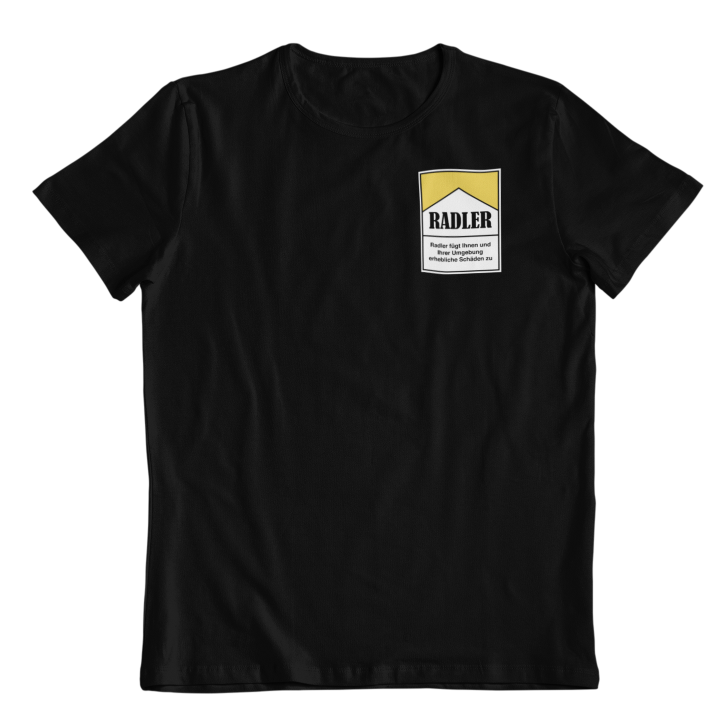 Zigarettenschachtel Radler Brustprint |  Unisex Shirt