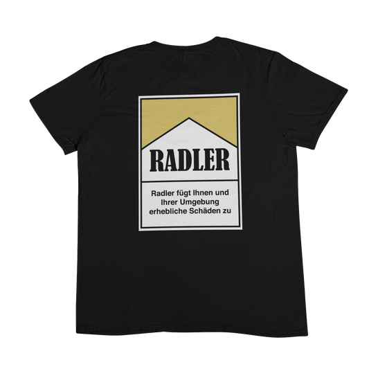 Zigarettenschachtel Radler  Backprint | Unisex Shirt