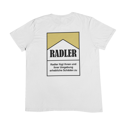 Zigarettenschachtel Radler  Backprint | Unisex Shirt