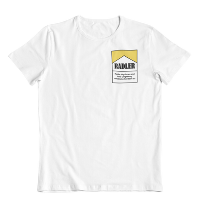 Zigarettenschachtel Radler Brustprint |  Unisex Shirt