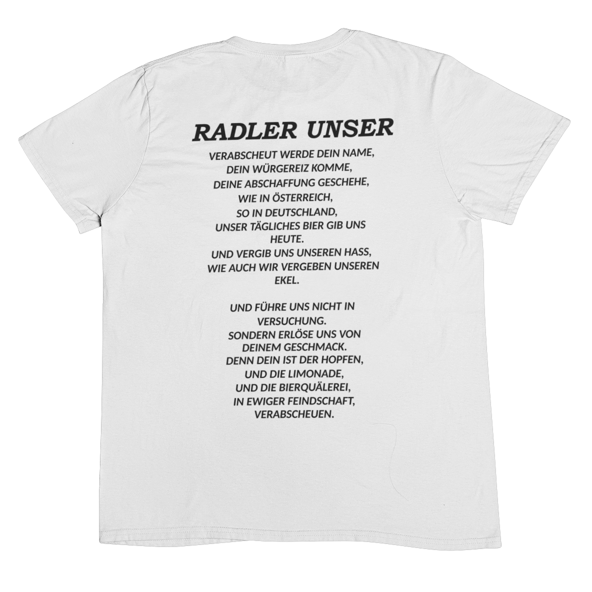 Radler Unser Backprint | Unisex Shirt