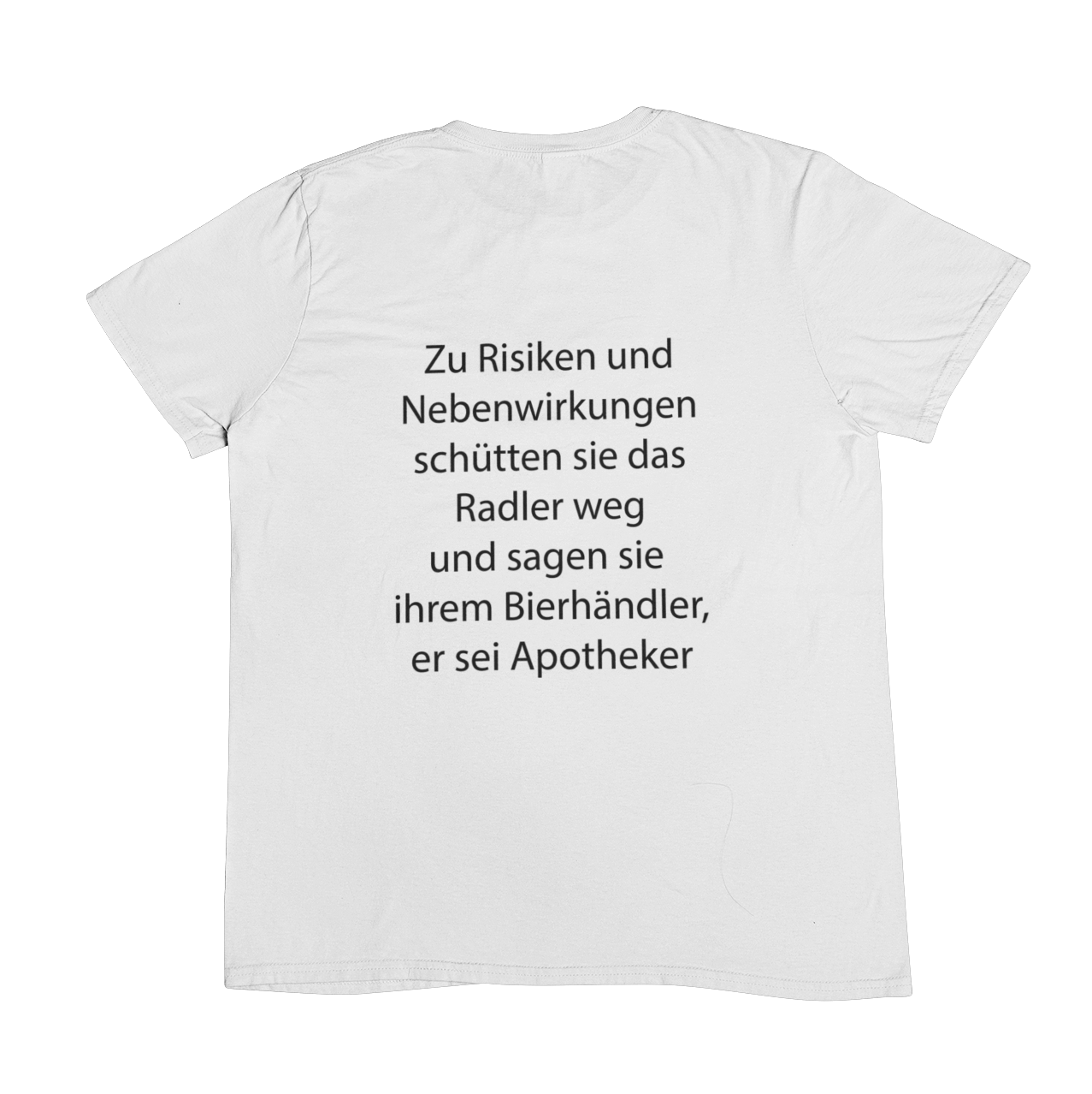 Zu Risiken Backprint | Unisex Shirt