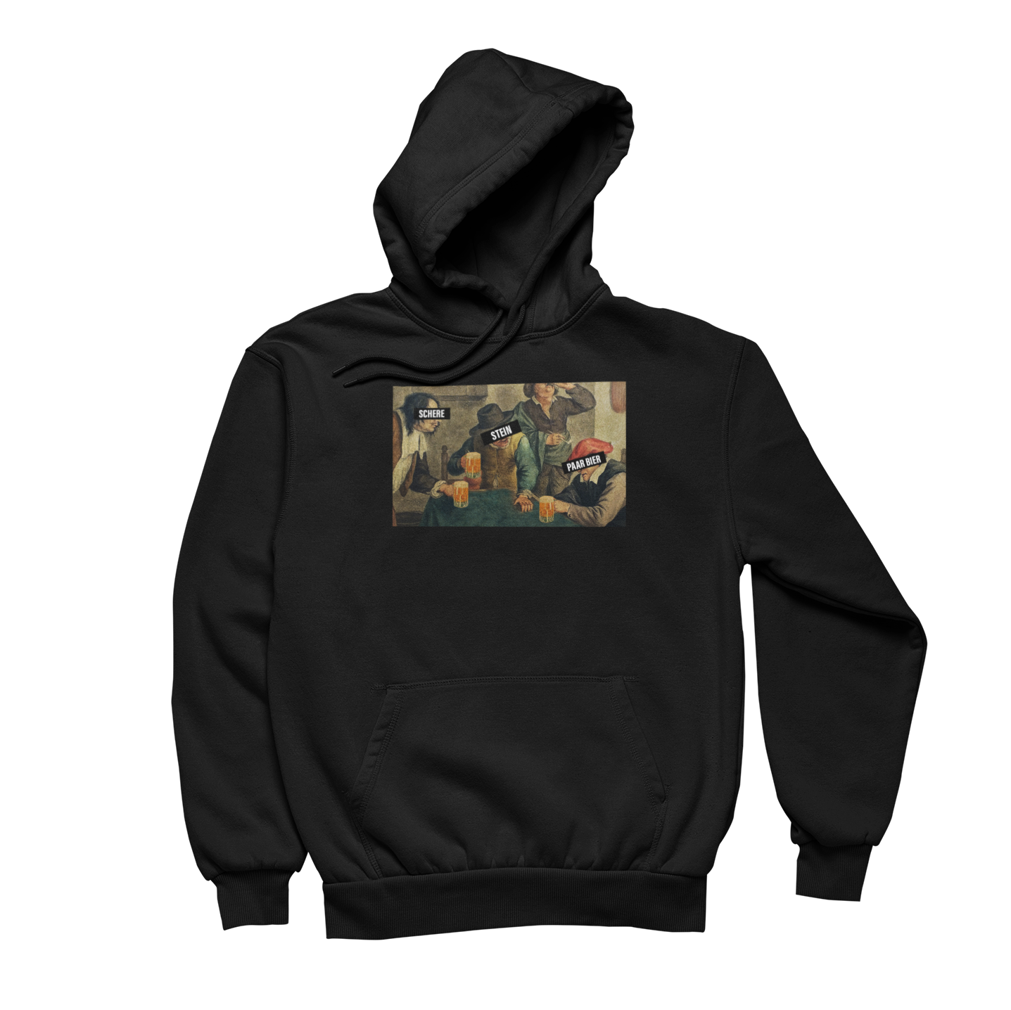 Schere Stein Paar Bier | Unisex Hoodie