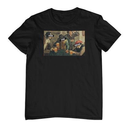 Schere Stein Paar Bier |  Unisex Shirt