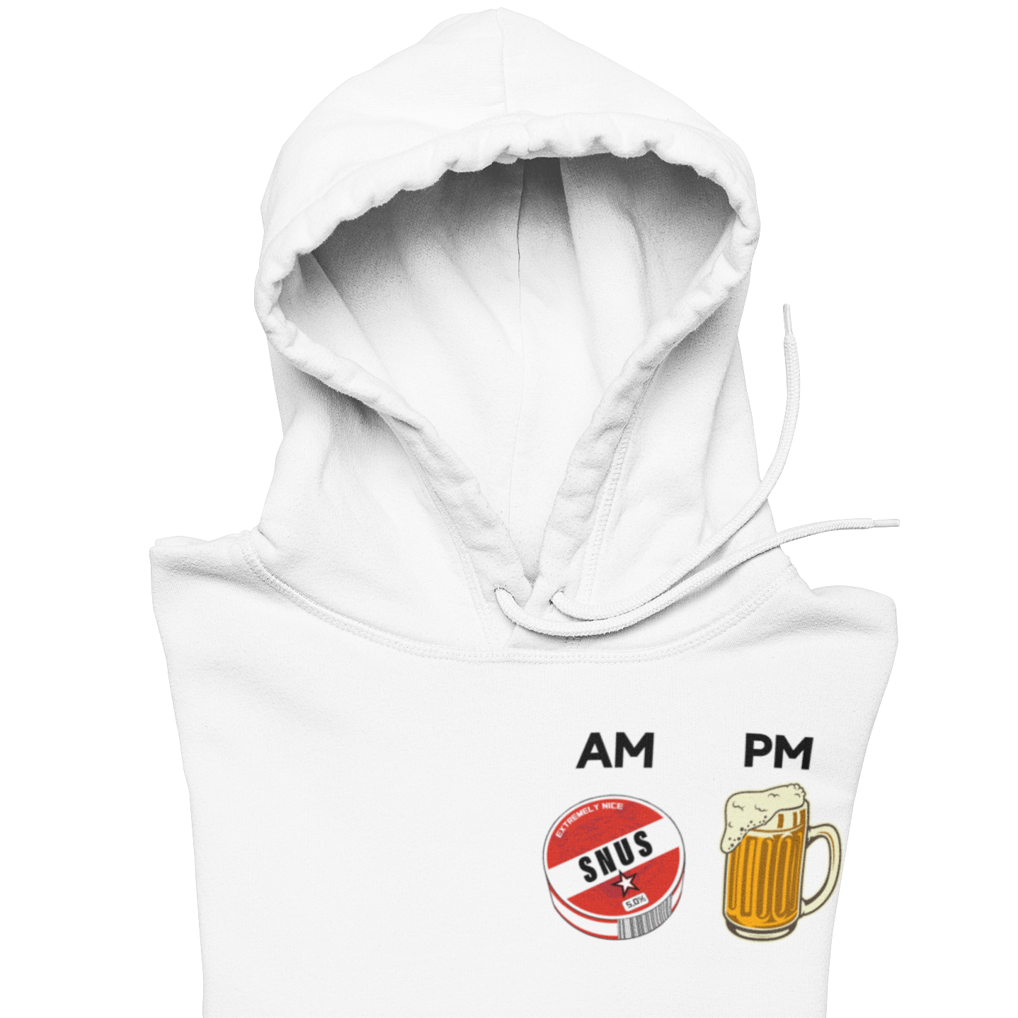 Snus und Bier  Brustprint |  Unisex Hoodie