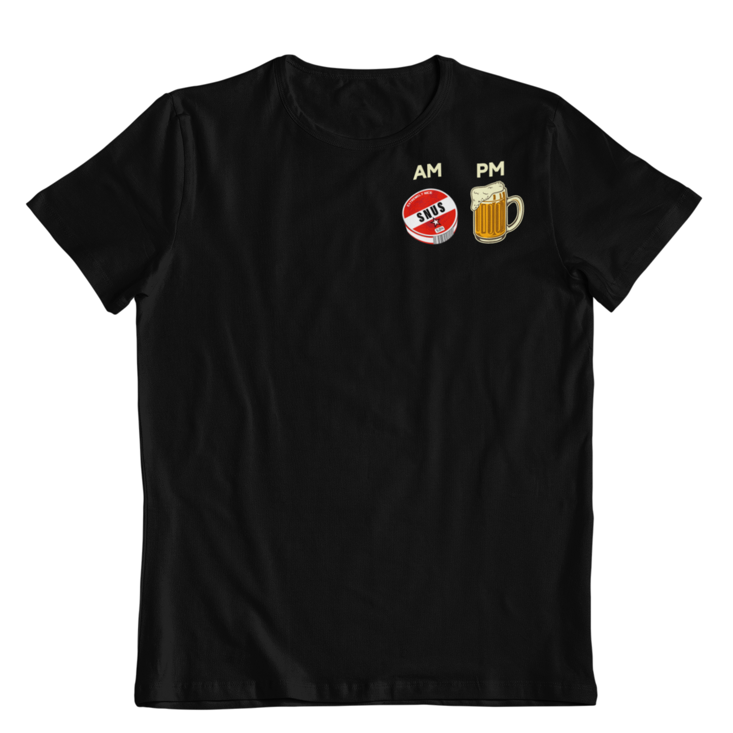 Snus und Bier Brustprint |  Unisex Shirt