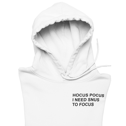 Snus to Focus  Brustprint | Unisex Hoodie