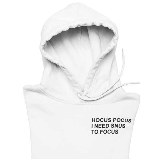 Snus to Focus  Brustprint | Unisex Hoodie
