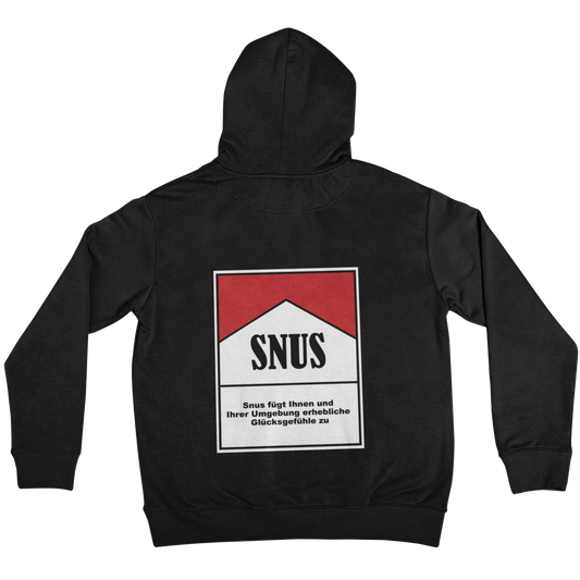 Zigarettenschachtel Snus  Backprint |  Unisex Hoodie