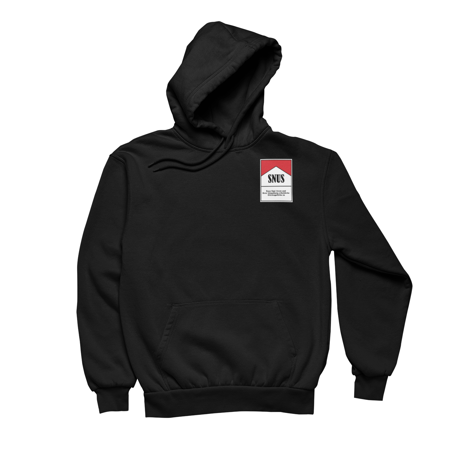 Zigarettenschachtel Snus   Brustprint|  Unisex Hoodie