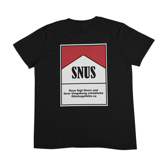 Zigarettenschachtel Snus  | Unisex Shirt Backprint