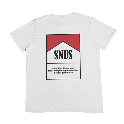 Zigarettenschachtel Snus  | Unisex Shirt Backprint
