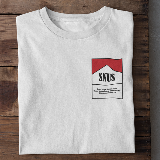 Zigarettenschachtel  Snus  Brustprint | Unisex Shirt
