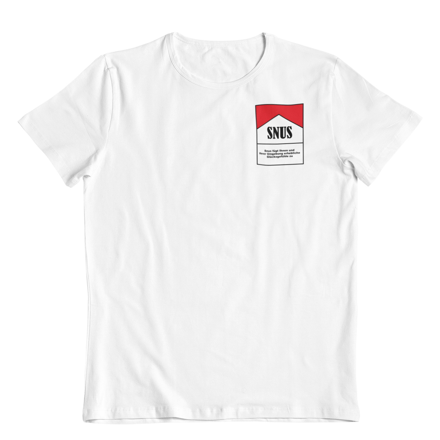 Zigarettenschachtel  Snus  Brustprint | Unisex Shirt