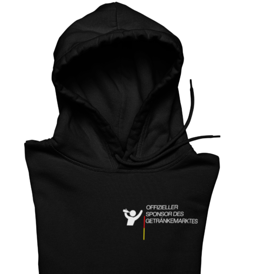 Sponsor des Getränkemarkts | Unisex Hoodie Brustprint