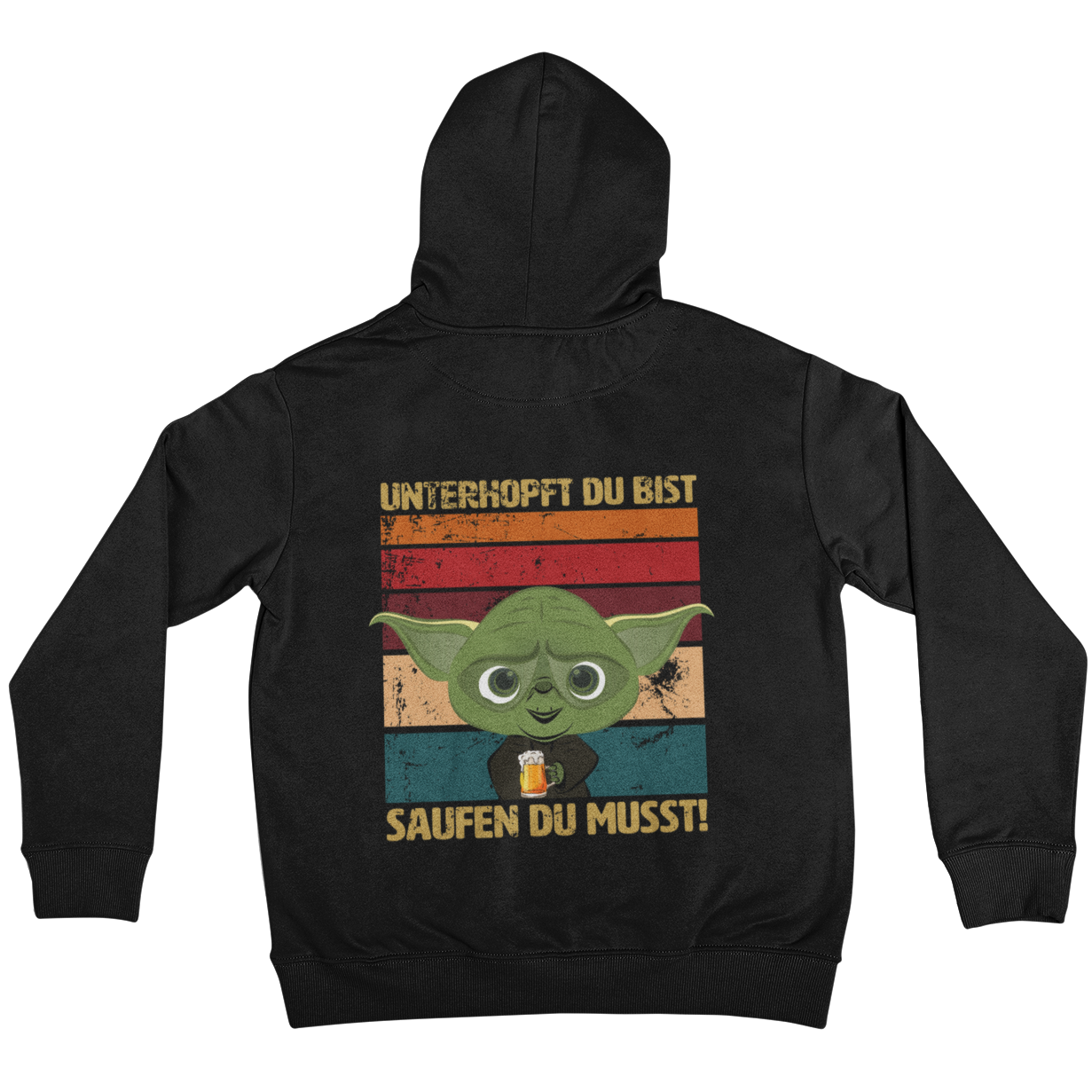 Unterhopft du bist  Backprint  | Unisex Hoodie