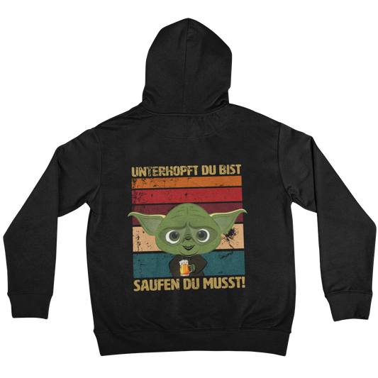 Unterhopft du bist  Backprint  | Unisex Hoodie