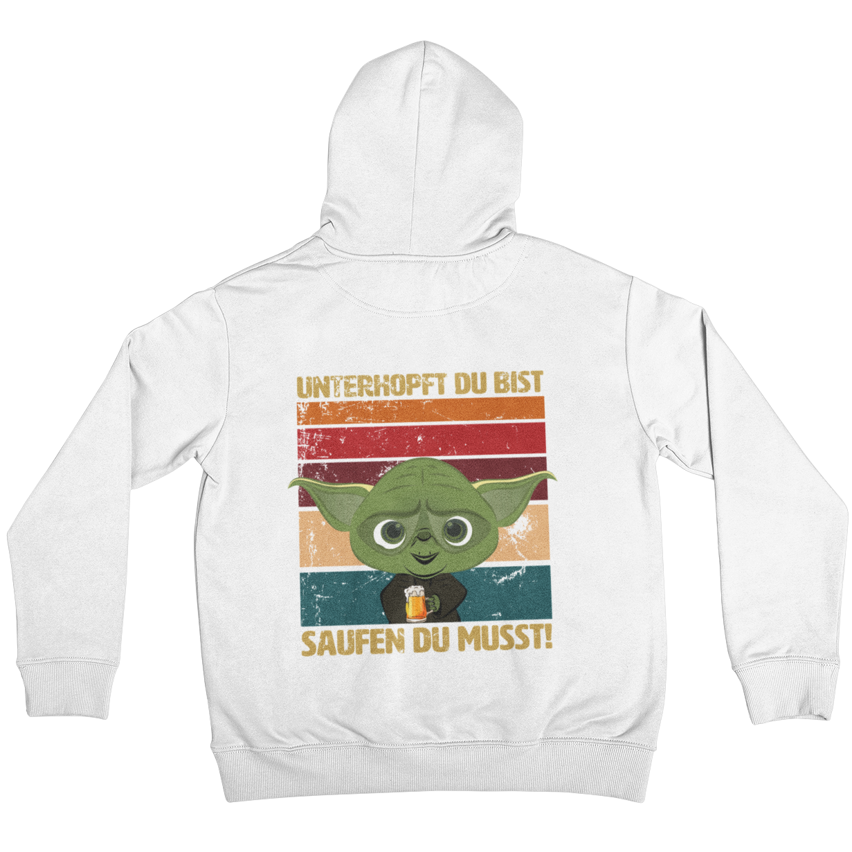 Unterhopft du bist  Backprint  | Unisex Hoodie