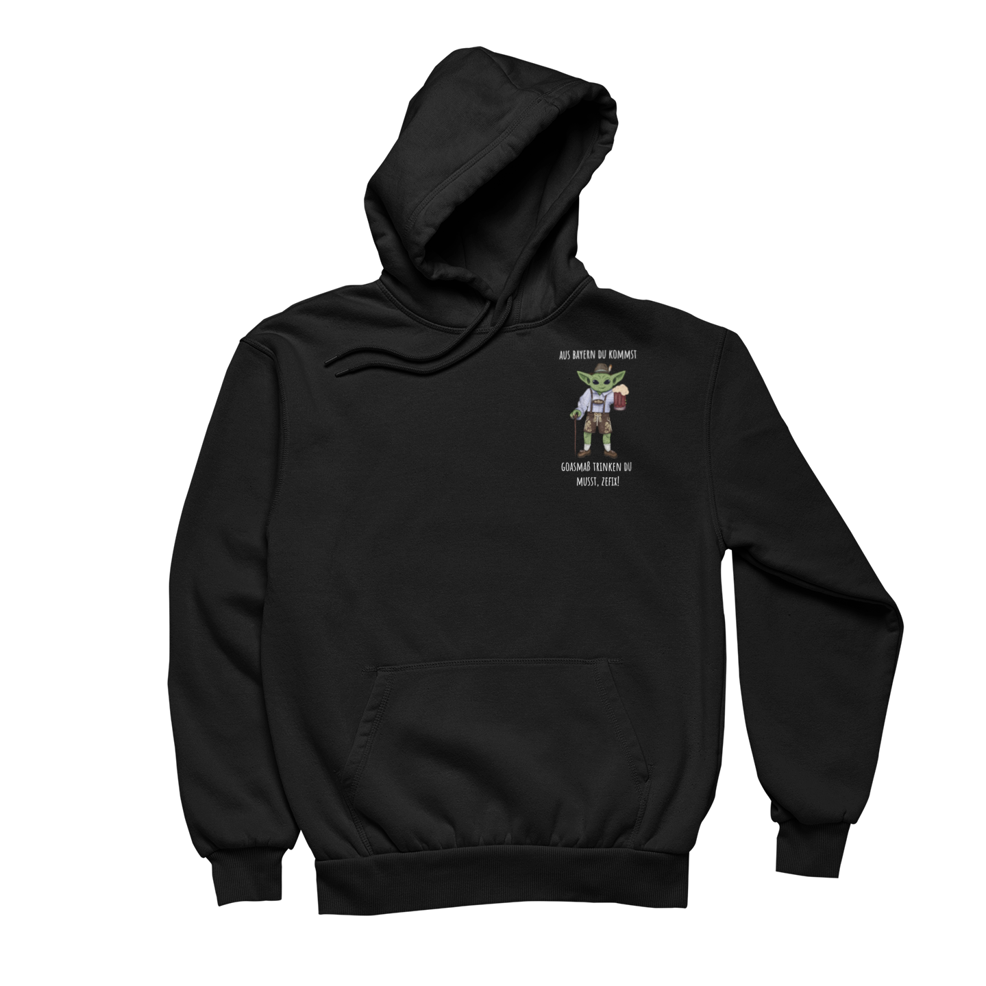 Aus Bayern du kommst  Brustprint | Unisex Hoodie