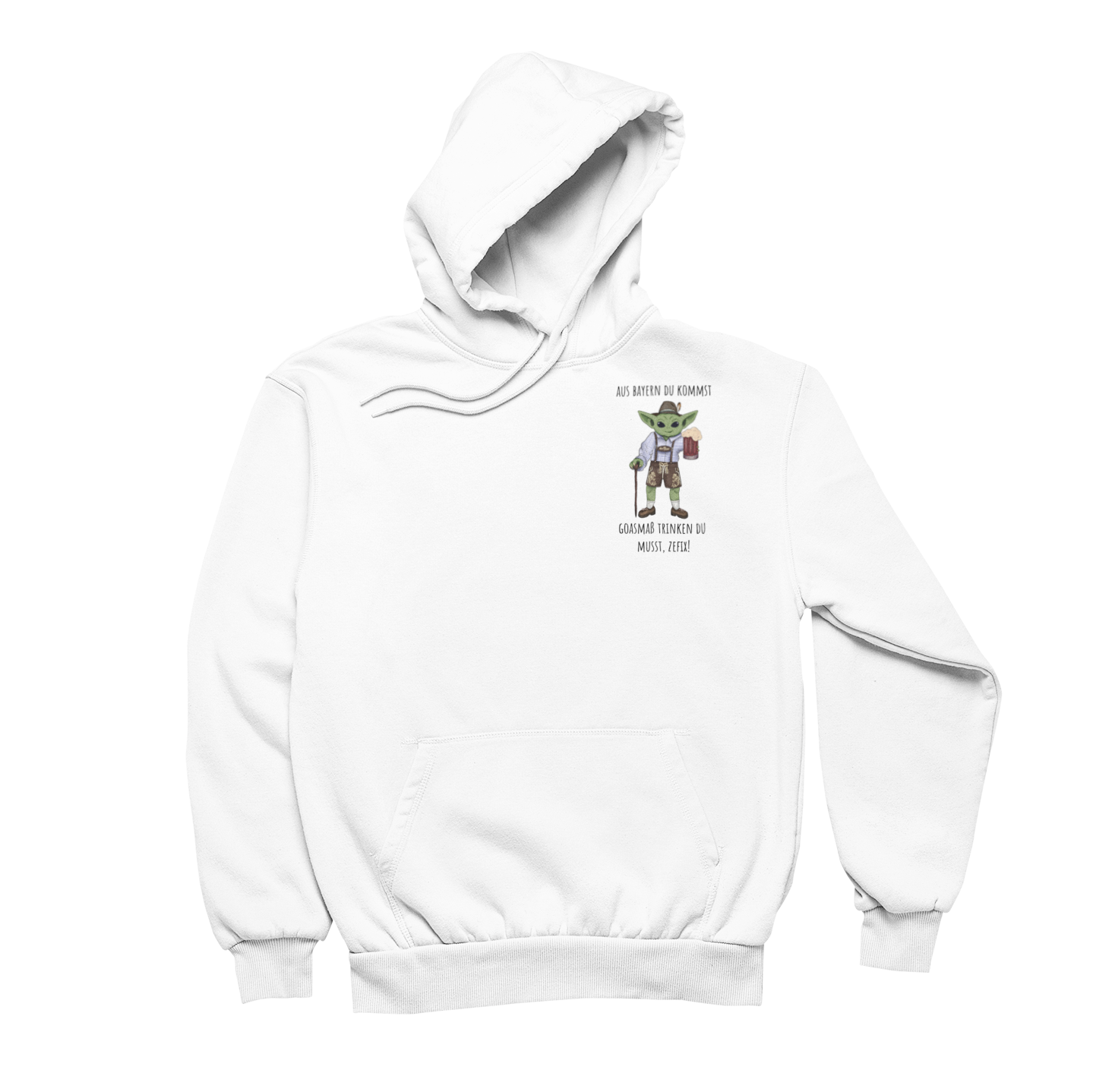 Aus Bayern du kommst  Brustprint | Unisex Hoodie