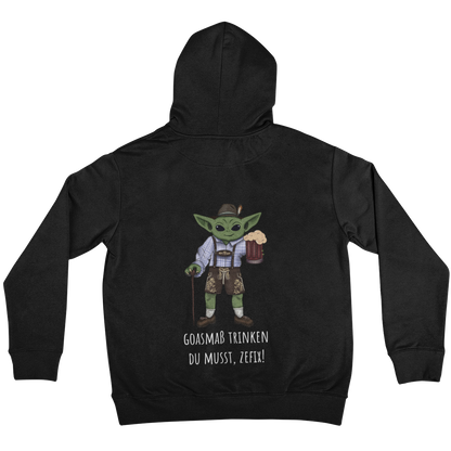 Goaßmass trinken du musst Backprint | Unisex Hoodie