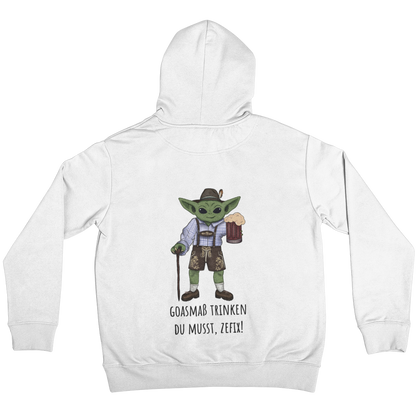 Goaßmass trinken du musst Backprint | Unisex Hoodie
