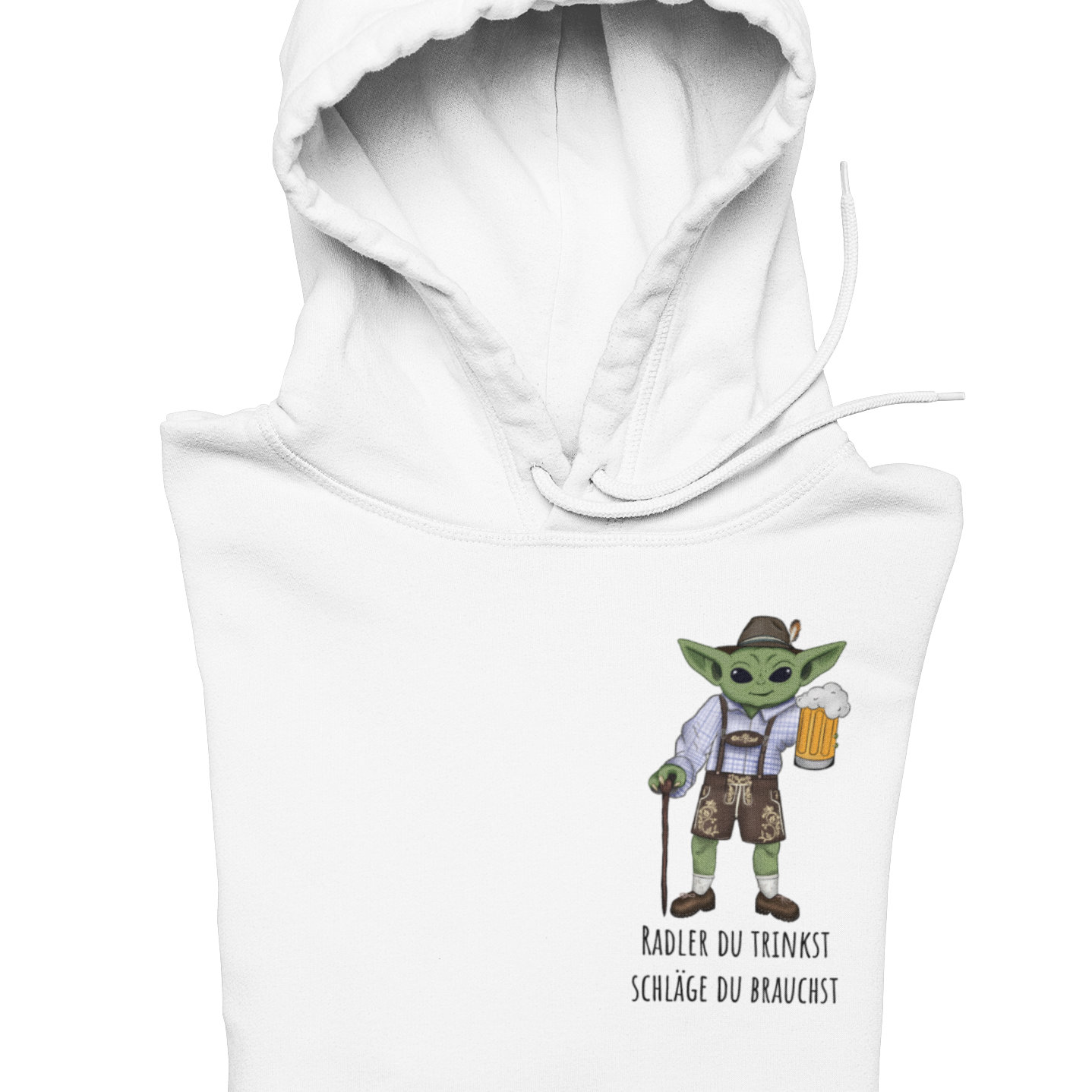 Schläge du brauchst Brustprint | Unisex Hoodie