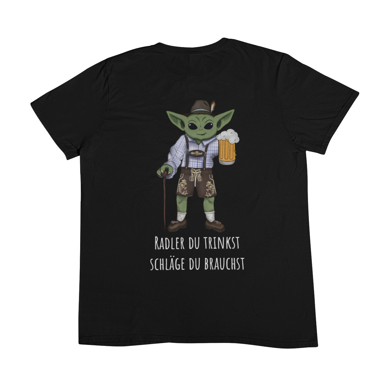 Schläge du brauchst Backprint | Unisex Shirt