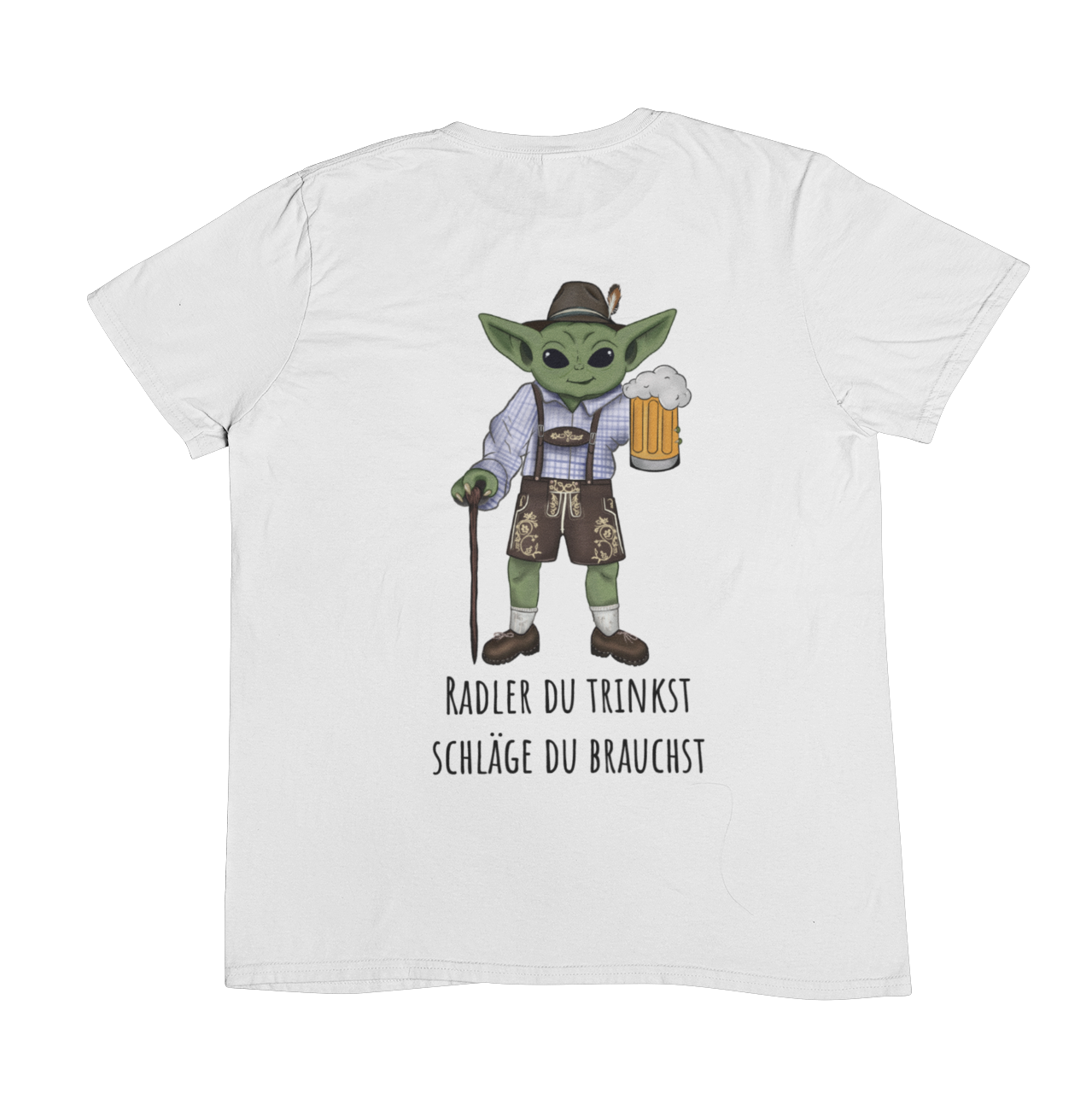 Schläge du brauchst Backprint | Unisex Shirt