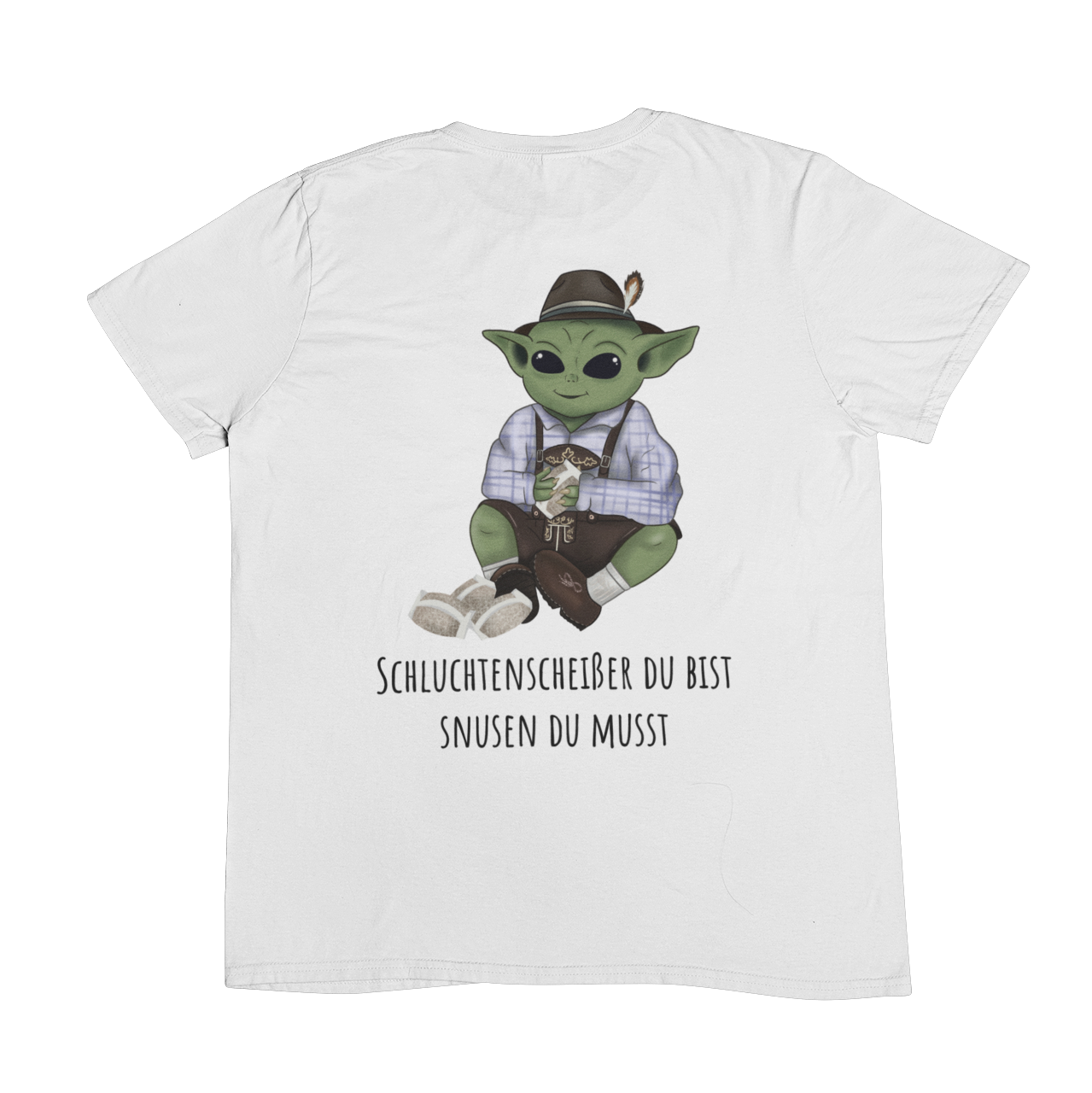 Schluchtenscheißer du bist Backprint  | Unisex Shirt