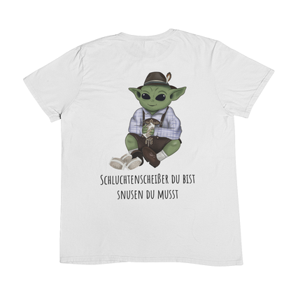 Schluchtenscheißer du bist Backprint  | Unisex Shirt