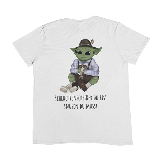 Schluchtenscheißer du bist Backprint  | Unisex Shirt