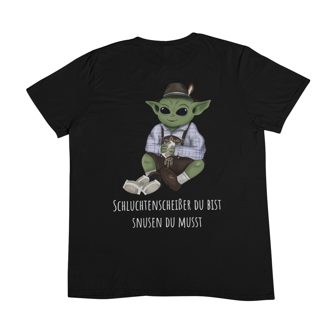 Schluchtenscheißer du bist Backprint  | Unisex Shirt