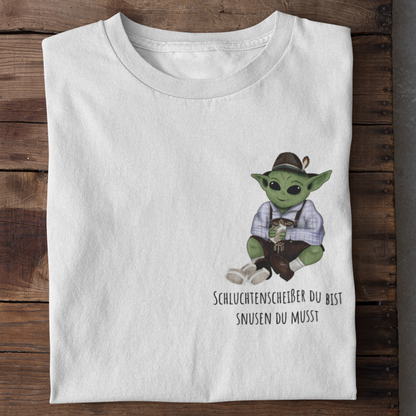 Schluchtenscheißer du bist Brustprint  | Unisex Shirt