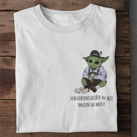 Schluchtenscheißer du bist Brustprint  | Unisex Shirt