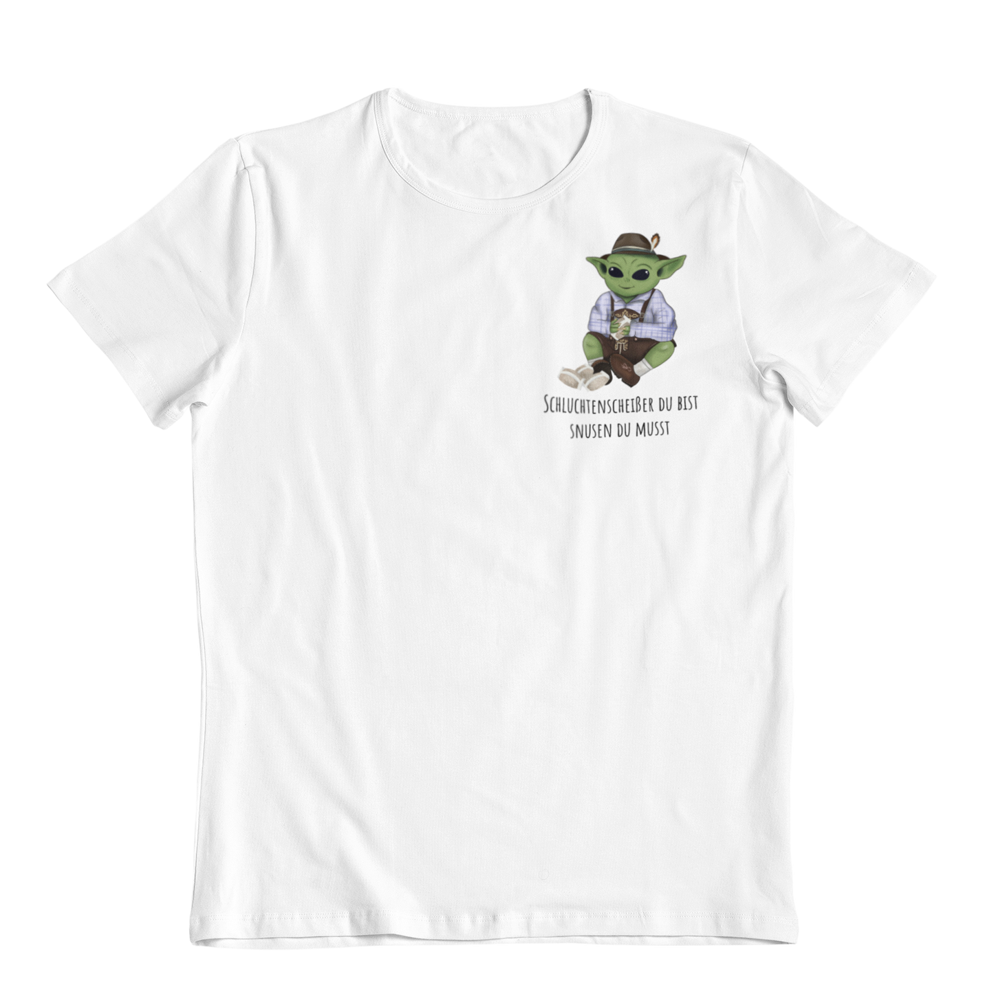 Schluchtenscheißer du bist Brustprint  | Unisex Shirt