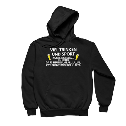 Mit einer Klappe | Unisex Hoodie